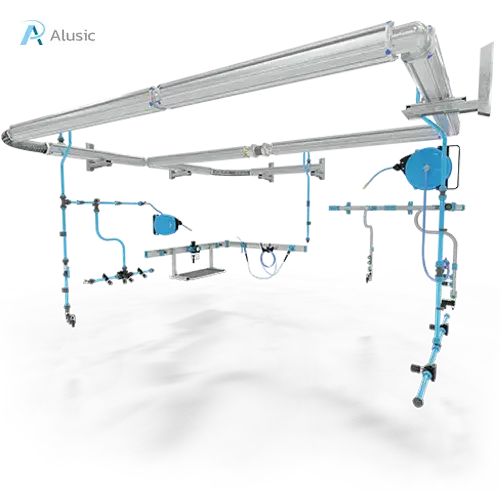 Sicomat compressed air distribution