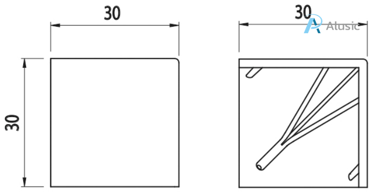 Alusic Bracket cover