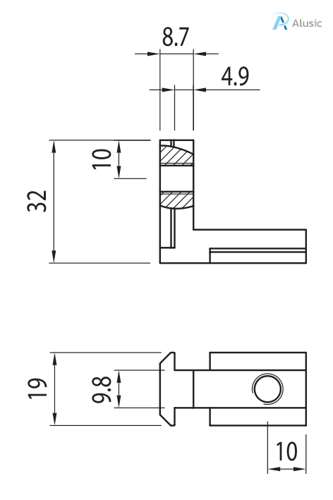 Alusic Inner bracket