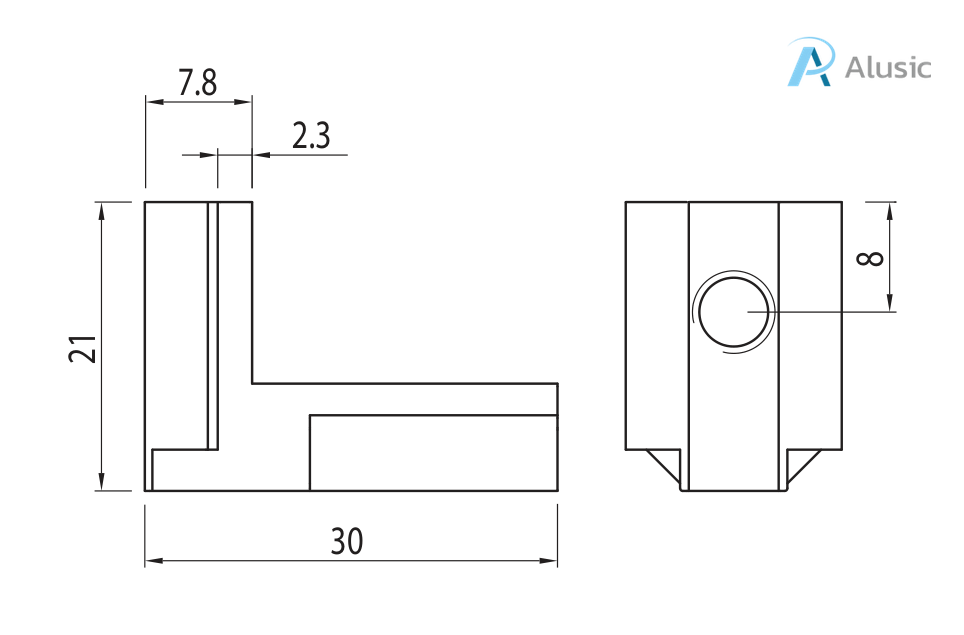 Alusic Inner bracket