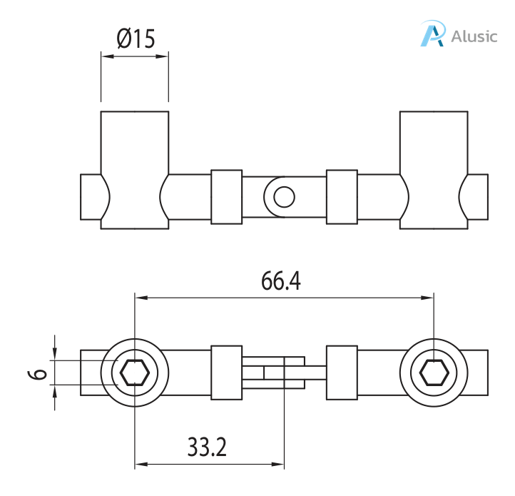 Alusic Quick connector