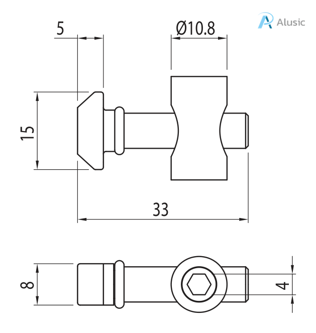 Alusic Quick connector