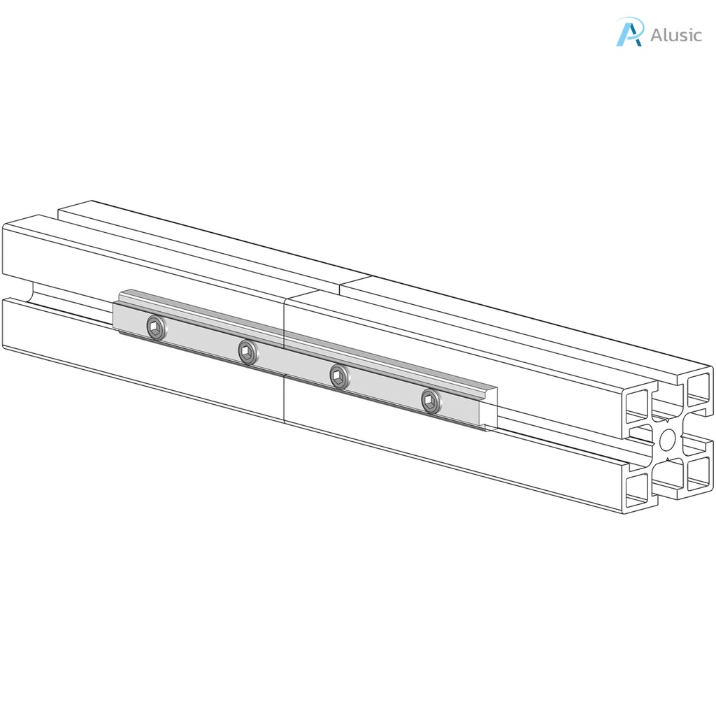 Alusic 120 mm profile connector