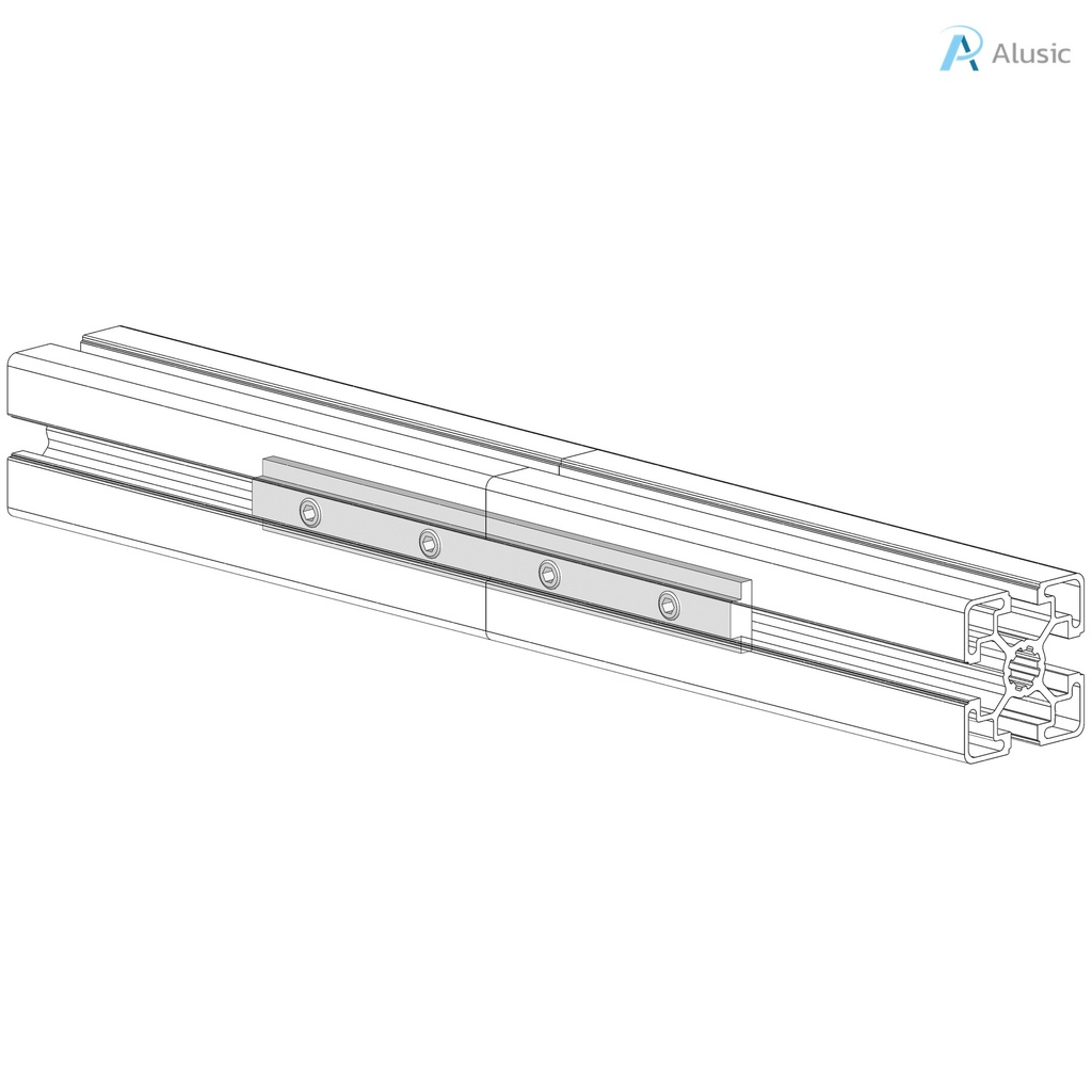 Alusic 160 mm profile connector