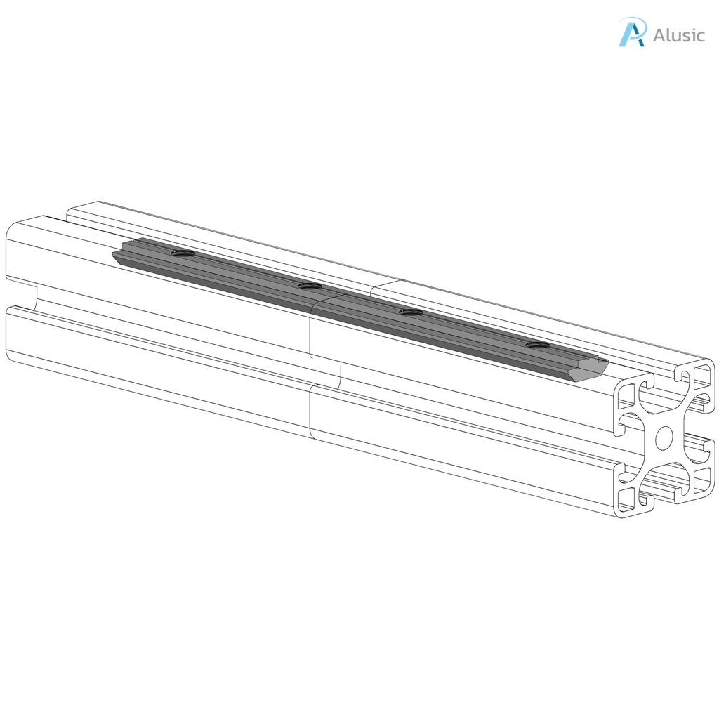Alusic 180 mm profile connector