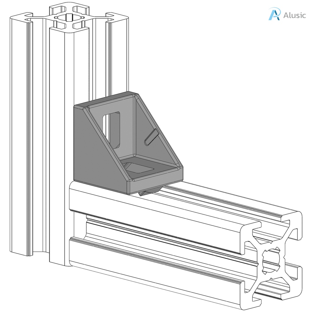 Alusic 18x18 bracket