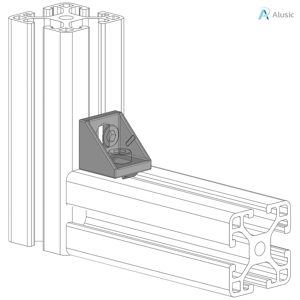 Alusic 18x18 bracket
