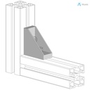 Alusic 18x40 bracket