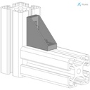 Alusic 18x40 bracket