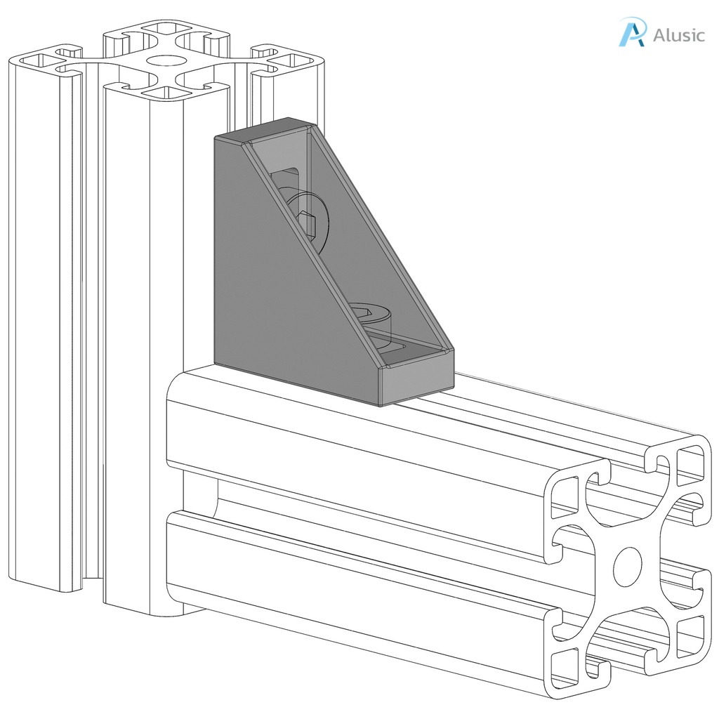 Alusic 18x40 bracket