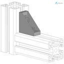 Alusic 18x40 bracket