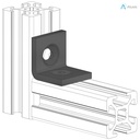 Alusic 20x20 bracket