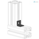 Alusic 20x20 bracket