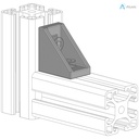 Alusic 25x40 bracket