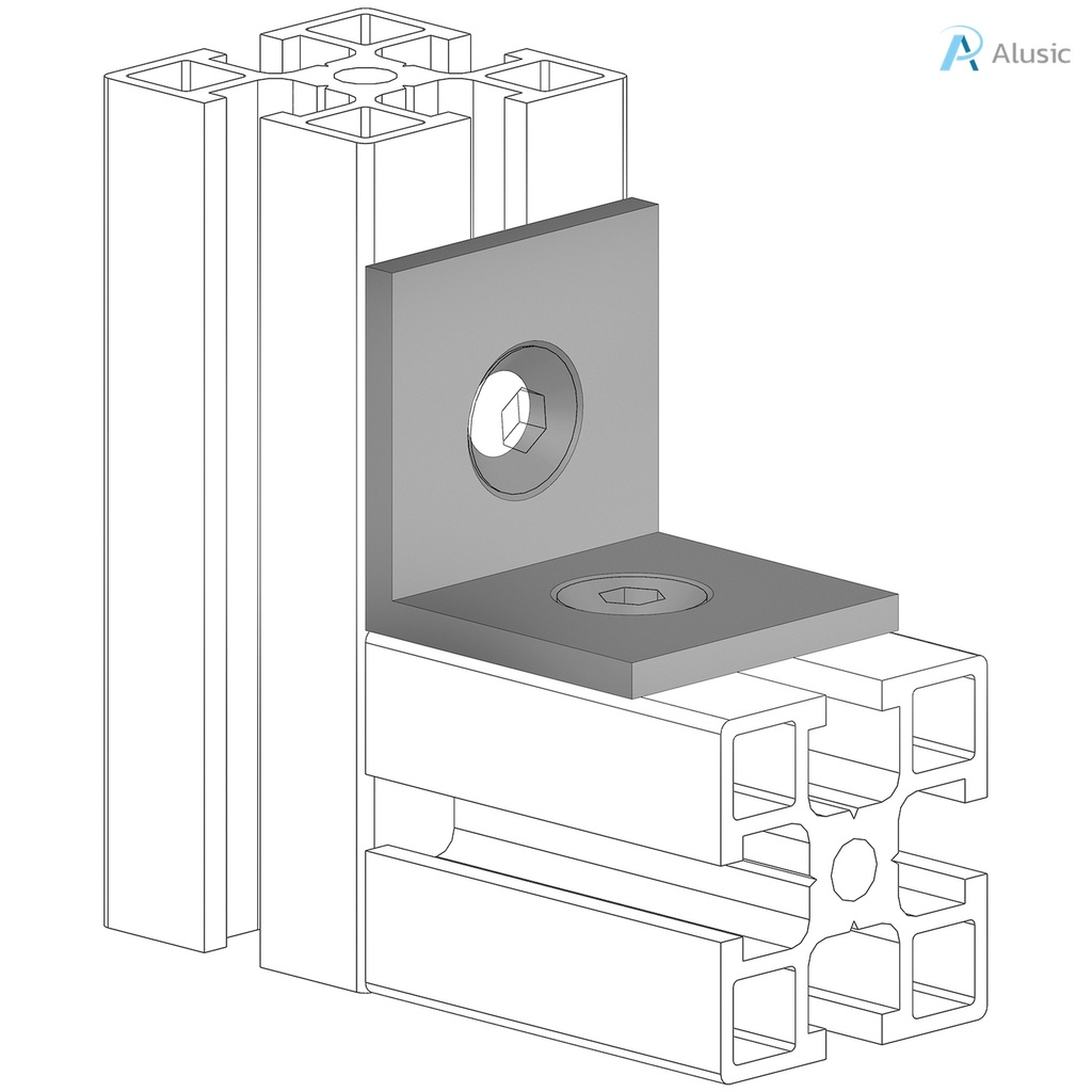 Alusic 30x30 bracket
