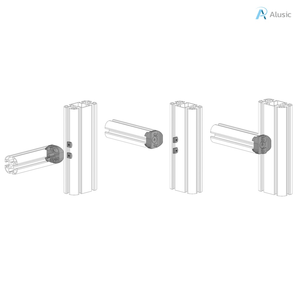 Alusic 30x30 joint double reference