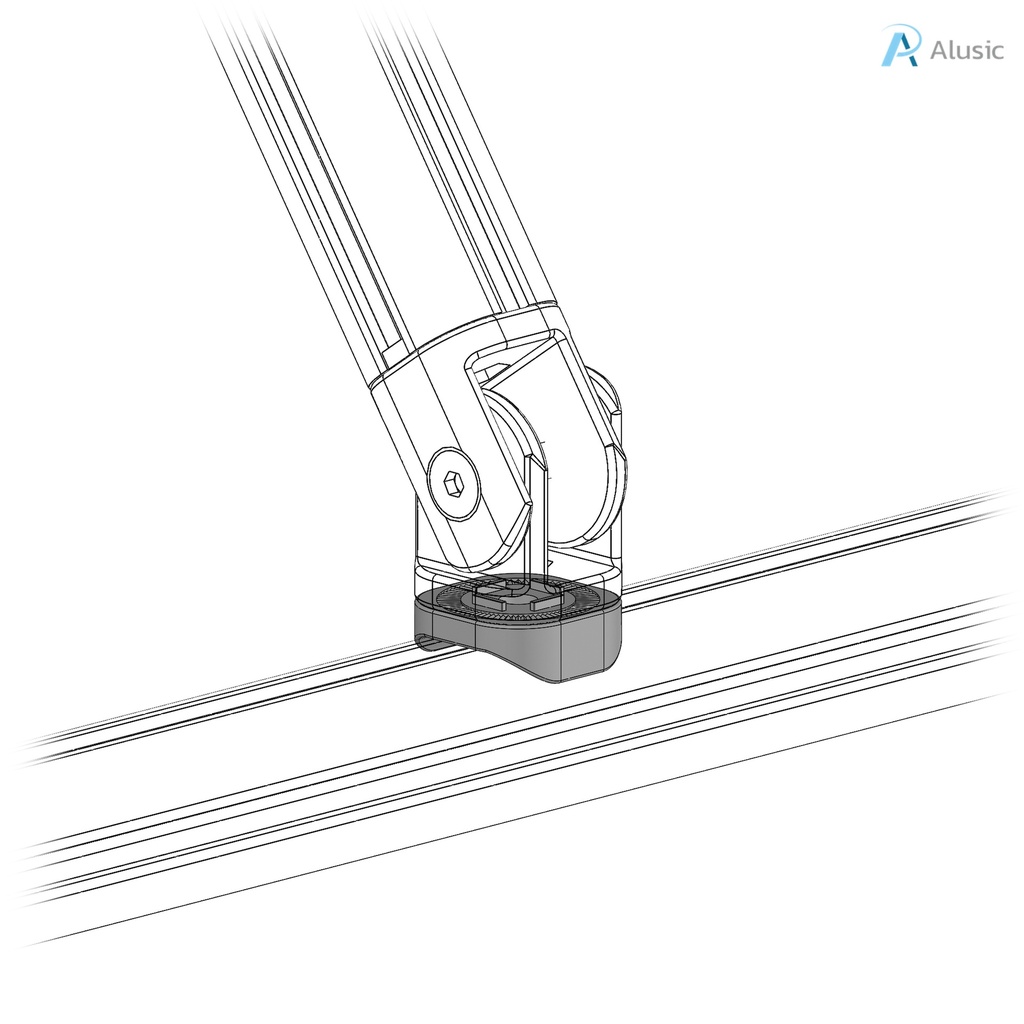 Alusic 30x30 joint double reference