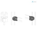 Alusic 30x30 quick joint double reference