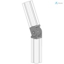 Alusic 30x30 swivel joint