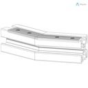 Alusic 30° miter connector