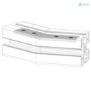 Alusic 30° miter connector