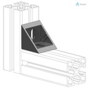 Alusic 40x40 bracket