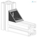 Alusic 40x40 bracket