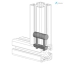 Alusic 40x40 quick connector