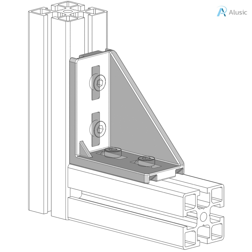 Alusic 43x86 bracket