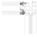 Alusic 45x45 adjustable joint