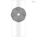 Alusic 45x45 adjustable joint