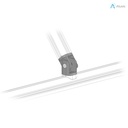 Alusic 45x45 swivel joint