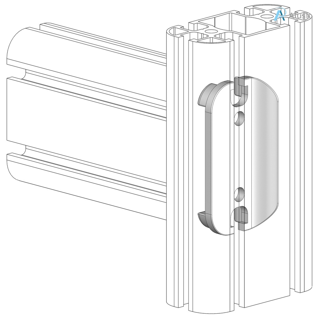 Alusic 45x90 single reference joint