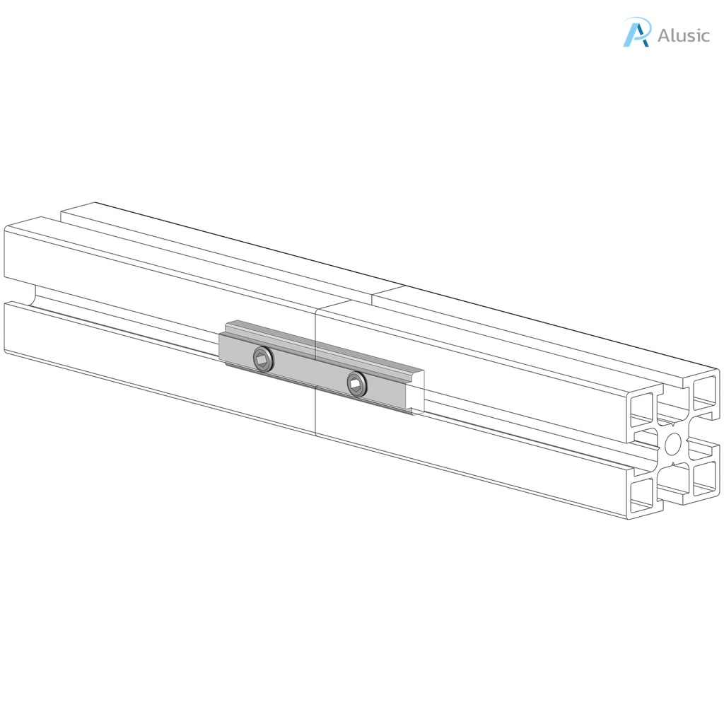 Alusic 60 mm profile connector