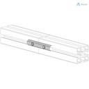 Alusic 60 mm profile connector