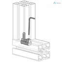 Alusic 90° inner connector