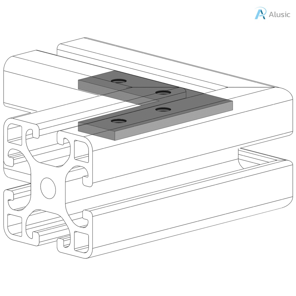 Alusic 90° miter connector