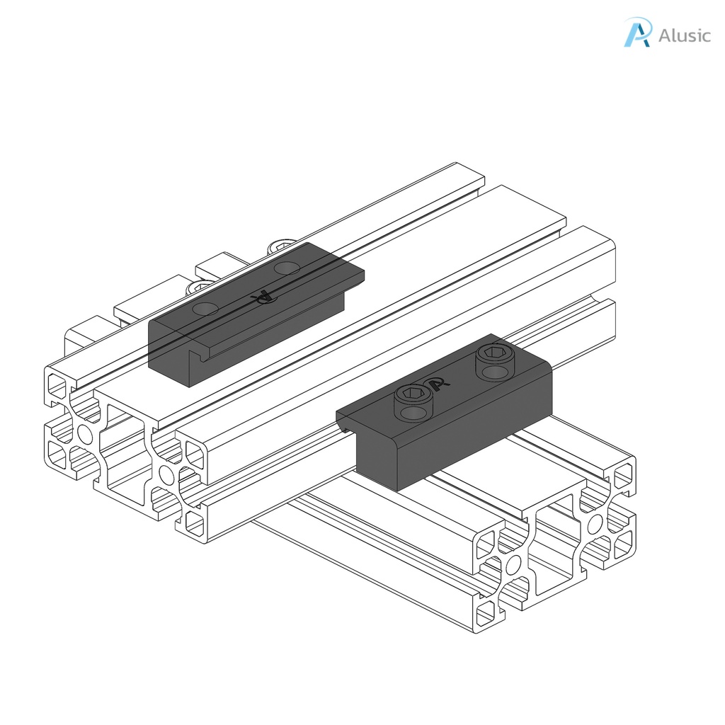 Alusic Adjustable fastening block