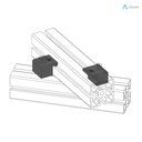 Alusic Adjustable fastening block