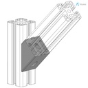 Alusic Angle connector