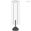 Alusic Anti-slip levelling swivel feet, Ø40 mm, M6