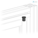 Alusic Bushing for folding doors