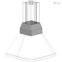 Alusic Cap for pillar, 45x45