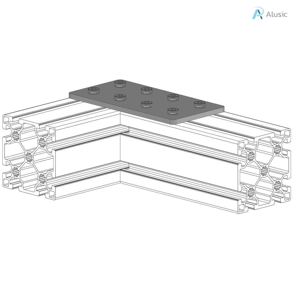 Alusic Connection plate