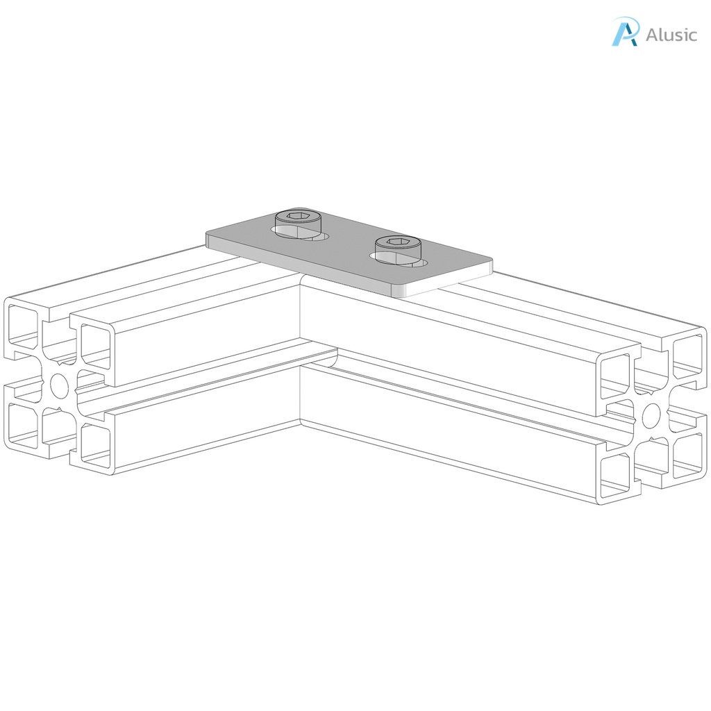 Alusic Connection plate