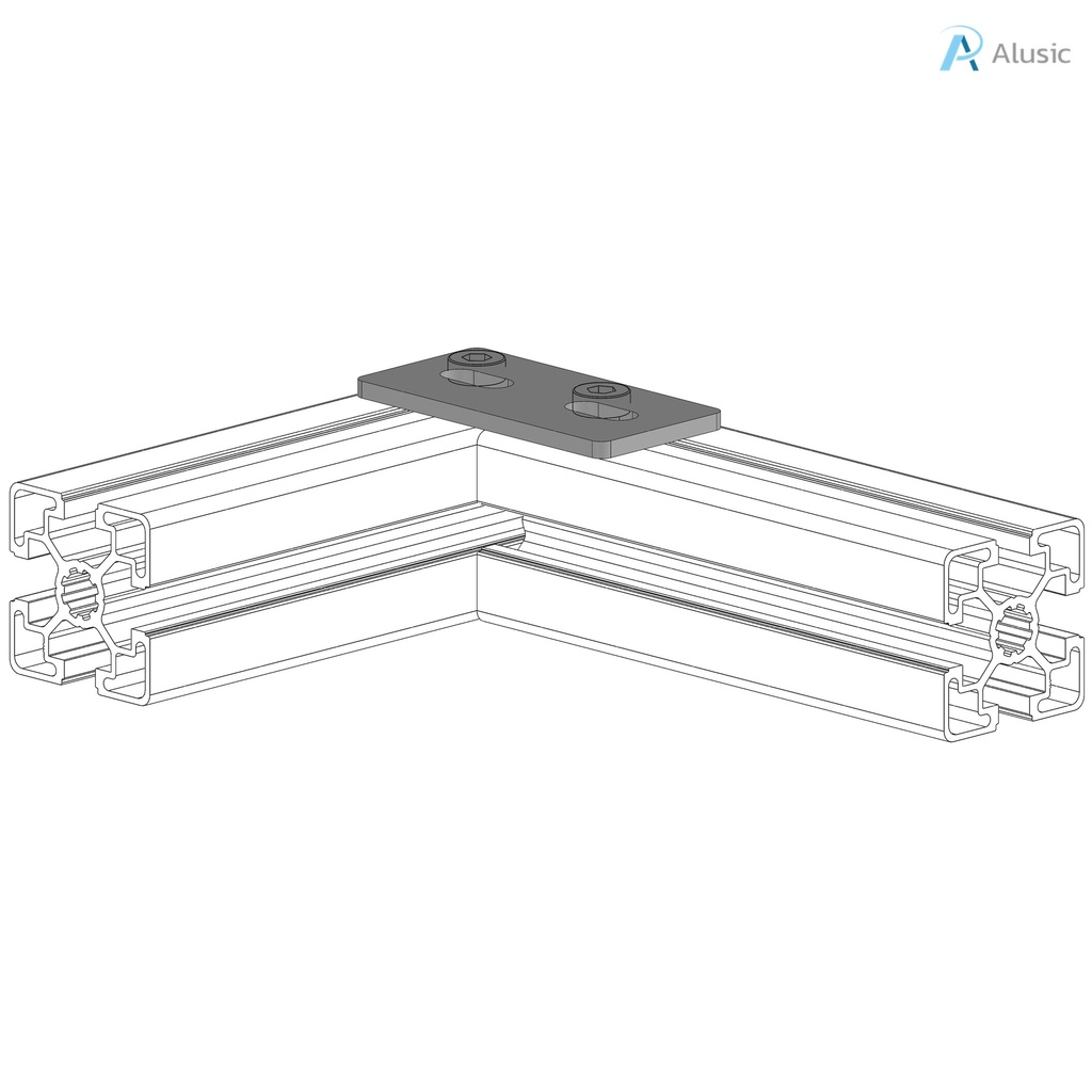 Alusic Connection plate