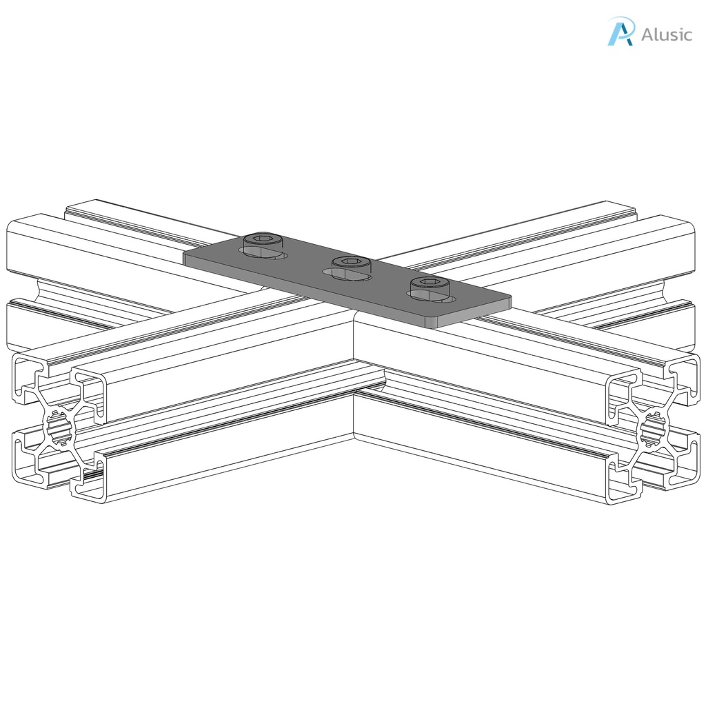Alusic Connection plate