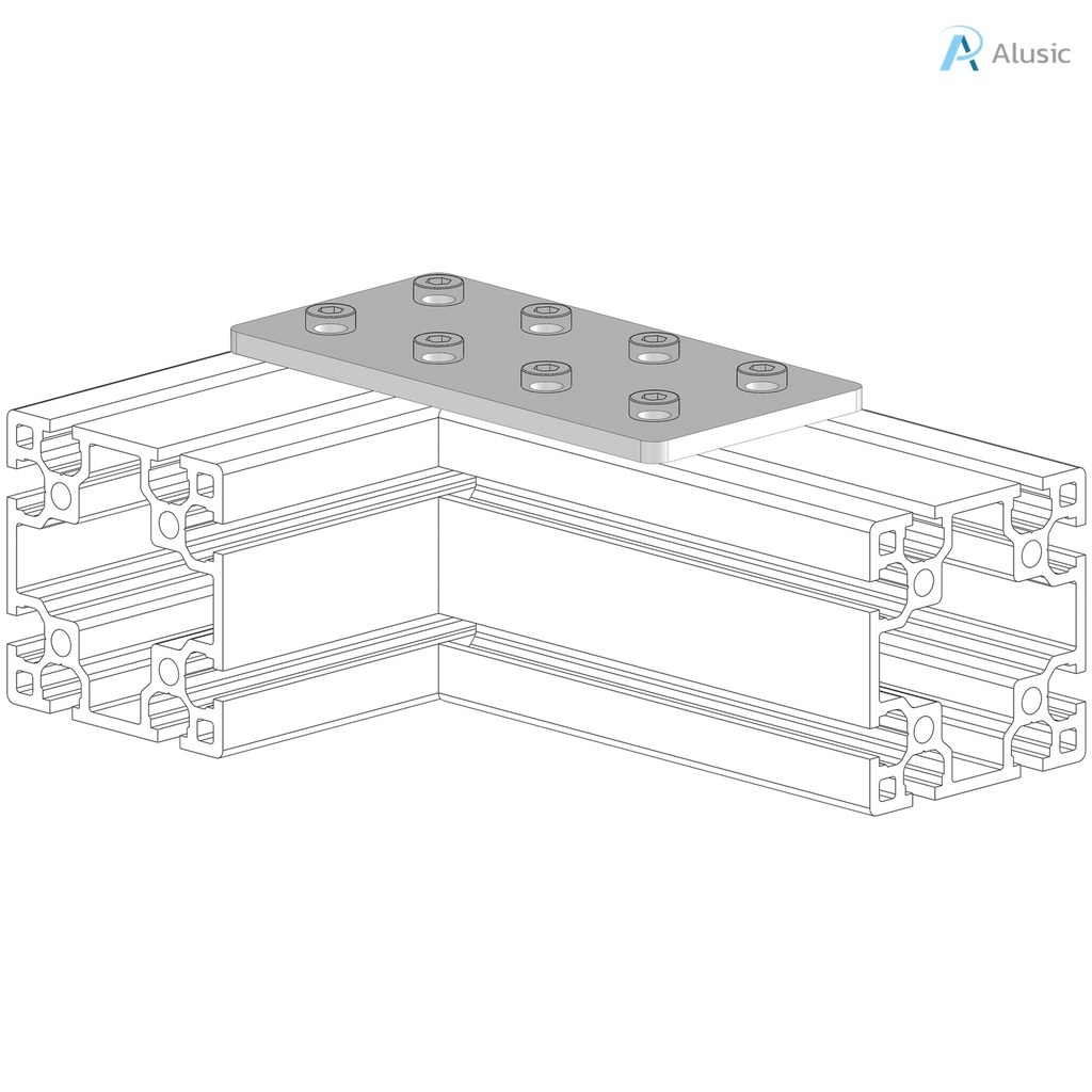Alusic Connection plate