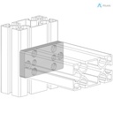 Alusic Connection plate 40x80