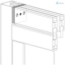 Alusic Connection plate 45x45